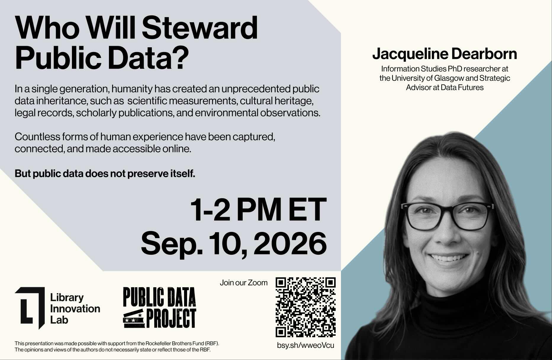 Banner for Who Will Steward Humanity’s Public Data? Collective Global Stewardship for the Long Horizon
