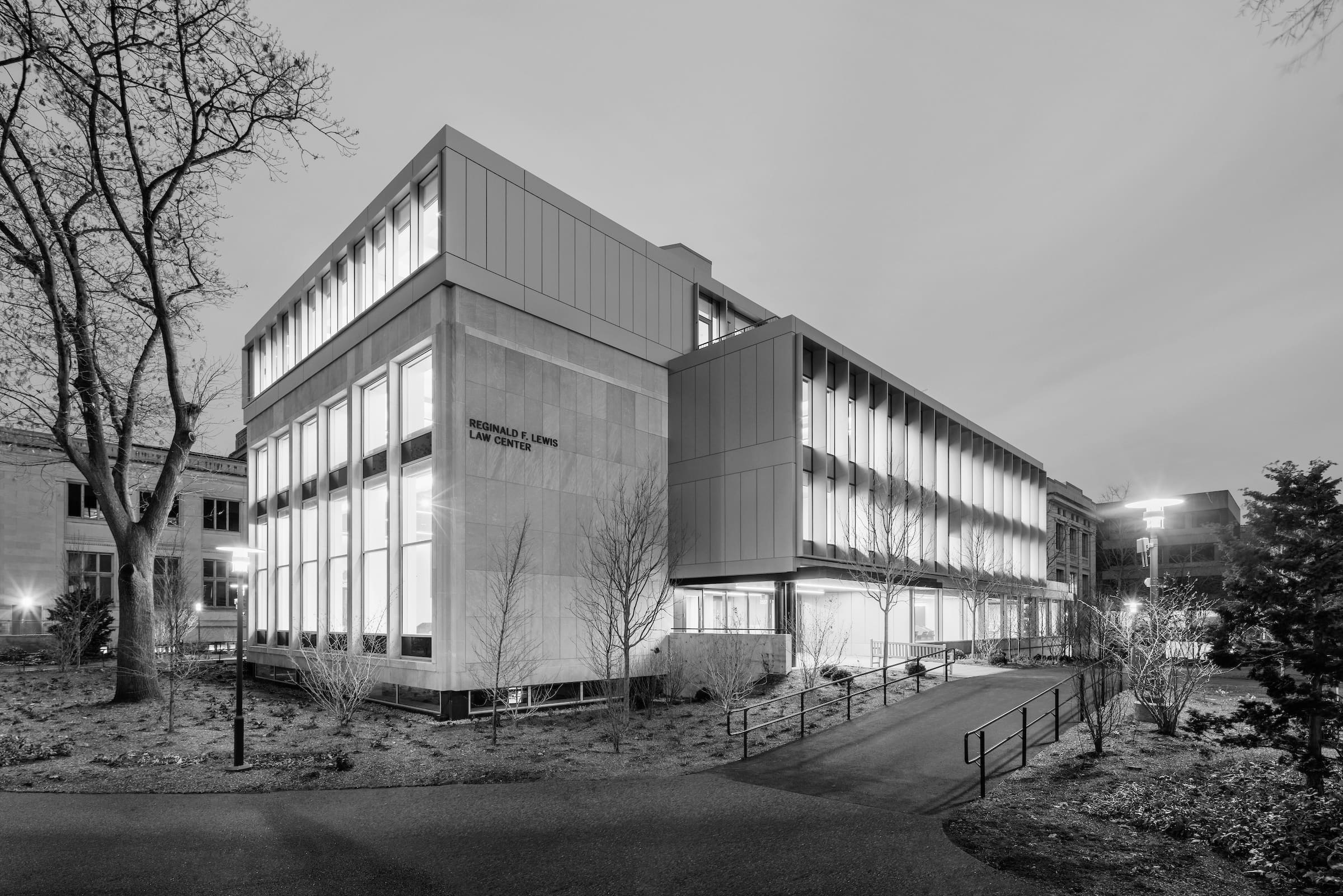 Photo of the Reginald F. Lewis Center at Harvard University